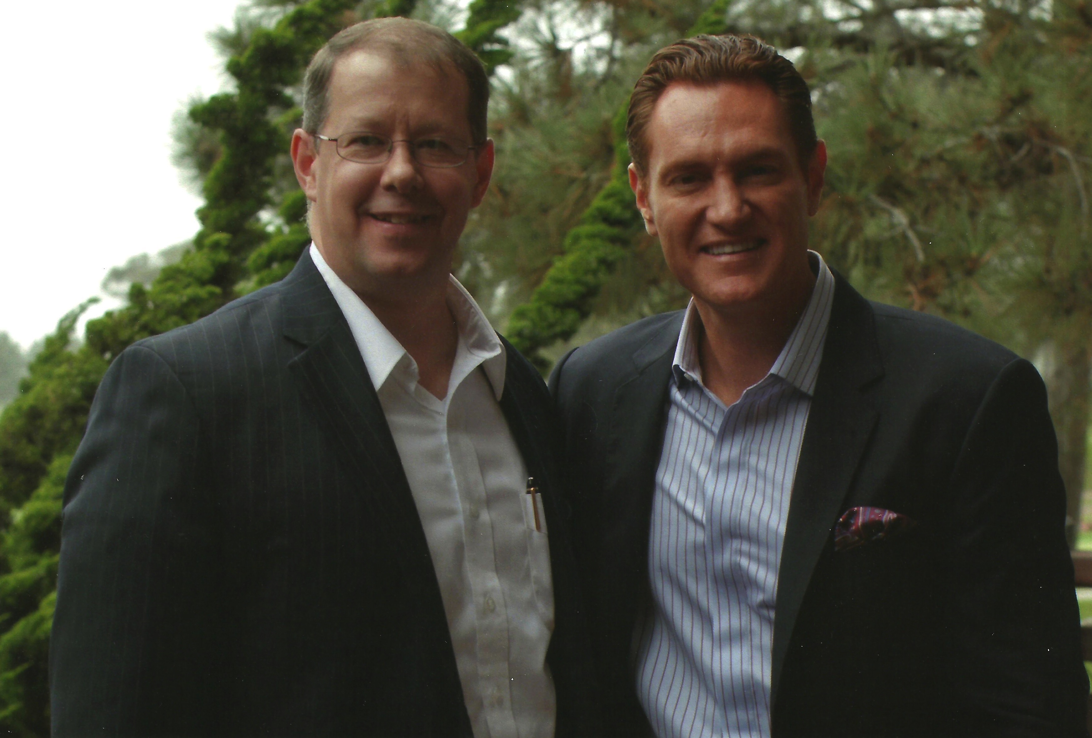 Stephen Woessner with Darren Hardy, August 2012