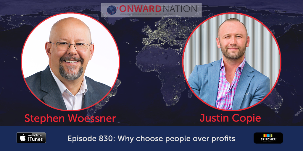 Why choose people over profits, with Justin Copie